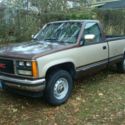 1988 GMC K1500 4X4 SLE Sierra Pickup Truck For Parts or Repair