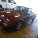 1988 HONDA ACCORD LX SEDAN 262653 Miles CHATEAU RED PEARL CAR  4-SPEED AUTOMATIC