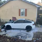 1988 Honda Civic Coupe White CRX DX
