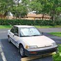 1988 Honda Civic DX 3rd owner, 4 cyl 143,000 miles, No Rust Car In Florida