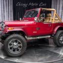 1988 Jeep Wrangler  Burgundy