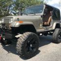 1988 JEEP WRANGLER SAHARA LIFTED 5.7 V-8 FUEL INJECTED BEAUTIFUL !!!