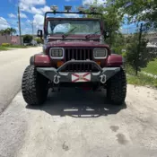 1988 Jeep Wrangler SUV Red