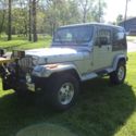 1988 jeep wrangler with fisher plow