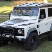 1988 Land Rover Defender SUV White black