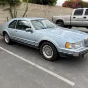 1988 Lincoln Mark Series Blue LSC