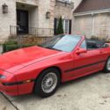 1988 MAZDA RX-7 CONVERTIBLE, RED, LOW MILEAGE