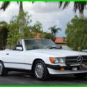 1988 MERCEDES 560SL R107 HARDTOP CONVERTIBLE BLUE LEATHER 500SL 380SL SL500