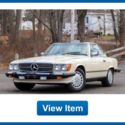 1988 Mercedes 560SL Rear Seat Convertible Soft and Hard Top Carfax