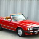 1988 Mercedes 560SL super clean red/palomino only 112k miles only 2 owners