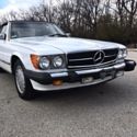 1988 Mercedes 560SL White over Navy Interior Like New 72K miles 1 Owner Holy Cow