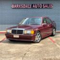 1988 Mercedes-Benz 190E Sedan Red RWD Automatic E 2.3