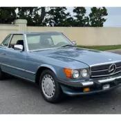 1988 Mercedes-Benz 560 SL 119,283 Miles,Diamond Blue Convertible 5L NA V8 single