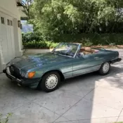 1988 Mercedes-Benz 560SL Convertible Green SL