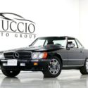 1988 MERCEDES BENZ 560SL!! LOW MILES!! BLACK/ BURGUNDY!!