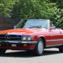 1988 Mercedes-Benz 560SL Signal Red/Black Leather Exceptionally Clean Vehicle !!