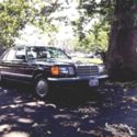 1988 MERCEDES BENZ  S 420. BLUE WITH TAN LEATHER, SUN ROOF  ORIGINAL CAR