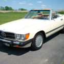 1988 Mercedes Benz SL560 Light Ivory with Palomino leather 17K MILES!! like New!