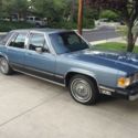 1988 MERCURY GRAND MARQUIS 4 DOOR SEDAN 5 LITER 2 TONE BLUE