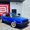 1988 MK2 GTI VR6 Big Turbo - Nogaro Blue - BBS RS - 500HP - Coilovers - COLD AC