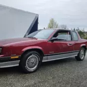 1988 Oldsmobile Cutlass Red INTERNATIONAL SERIES