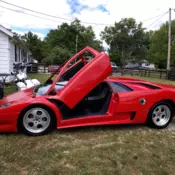 1988 Pontiac Fiero Coupe Red