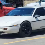 1988 Pontiac Fiero White Formula