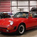 1988 Porsche 911 Cabriolet 68427 Miles Guards Red Convertible 3.2 Liter G50 5-Sp
