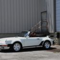 1988 Porsche 911 Cabriolet Widebody G50 Grand Prix White W/ Mahogany Fresh 3.2