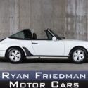 1988 Porsche 911 Carrera M491 Targa 76709 Miles Grand Prix White Convertible H6