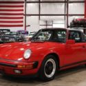 1988 Porsche 911 Carrera Targa 76737 Miles Guards Red Coupe 3.2L H6 G50 5-Speed