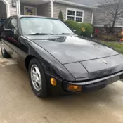 1988 Porsche 924 Coupe Black S