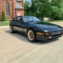 1988 PORSCHE 944 TWO DOOR BLACK HATCHBACK 4 Cylinder Engine 2.5L/151 Manual
