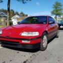 1988 Red Honda CRX Si with Firewall SiR conversion