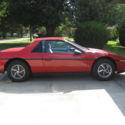 1988 RED PONTIAC FIERO 4 CLY. 2.5  5 SPEED TRAN.   FINAL PRICE AND LISTING