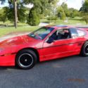 1988 RED PONTIAC FIERO GT