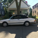 1988 Saab 900 Turbo Convertible White 2-Door 2.0L