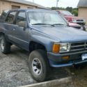 1988 SR5 LOADED 4X4 V6 AUTO REMOVABLE TOP BLUE W/GREY INTERIOR CLINOMETER
