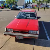 1988 Subaru GL Wagon Red