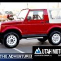 1988 Suzuki Samurai 1.3L Original Stock Red Soft Top Low Miles Heater AC Manual