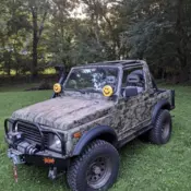 1988 Suzuki Samurai Convertible Blue