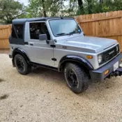 1988 Suzuki Samurai Convertible Grey