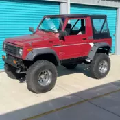 1988 Suzuki Samurai Red