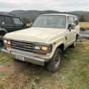 1988 Toyota Land Cruiser White 4WD Automatic FJ62 GX
