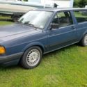 1988 Volkswagen Fox wagon blue manual