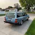 1988 Volvo 245 Wagon Blue RWD Automatic DL