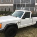 1988 White Jeep Comanche