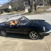 1989 Alfa Romeo Spider Black GRADUATE