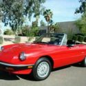 1989 Alfa Romeo Spider Convertible Red RWD Manual 2 Door