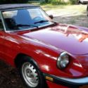 1989 Alfa Romeo Spider Graduate Red Convertible